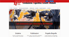 Desktop Screenshot of fondazionealtobelli.it